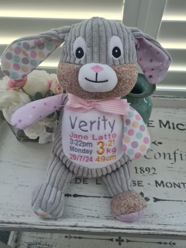 Harlequin Bubblegum Bunny- Sensory Ears