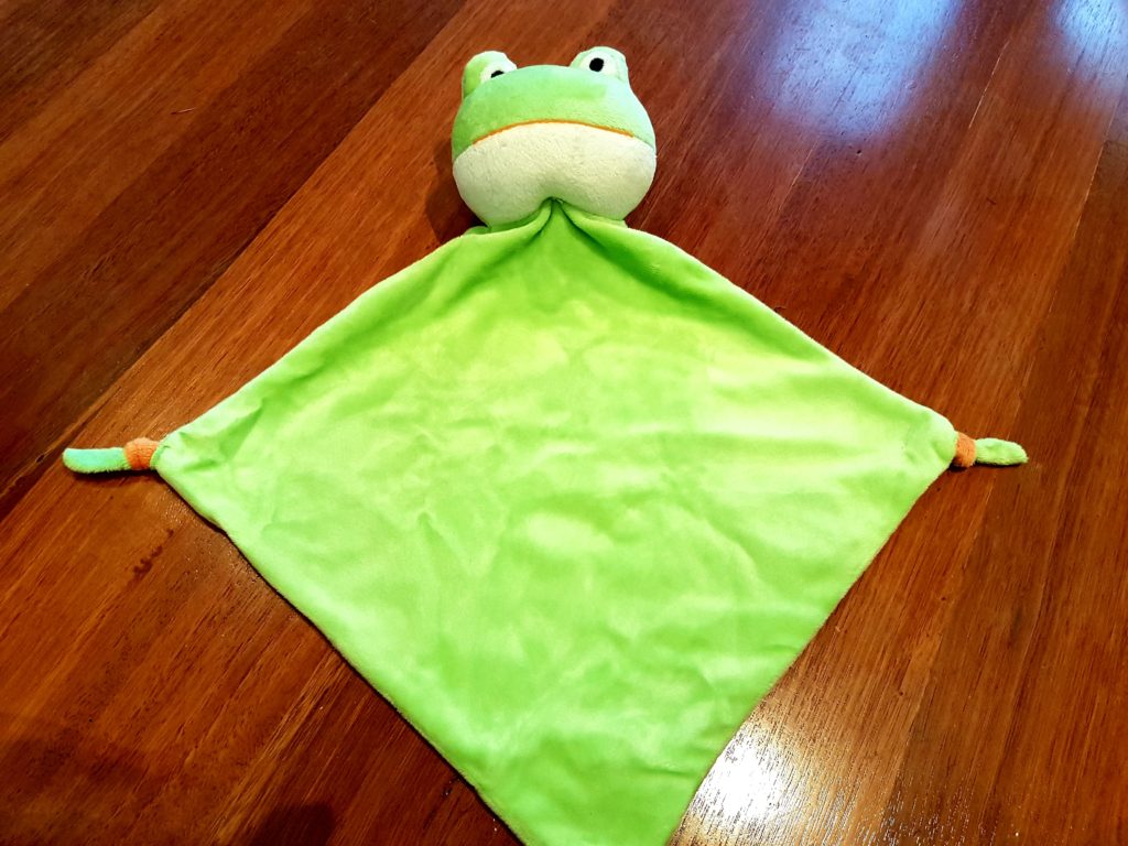 Frog Security blanket - Stitch and Giggle