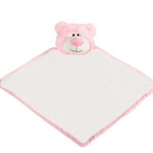 Pink Bear Security Blanket