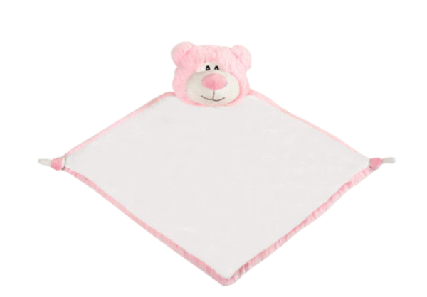 Pink Bear Security Blanket