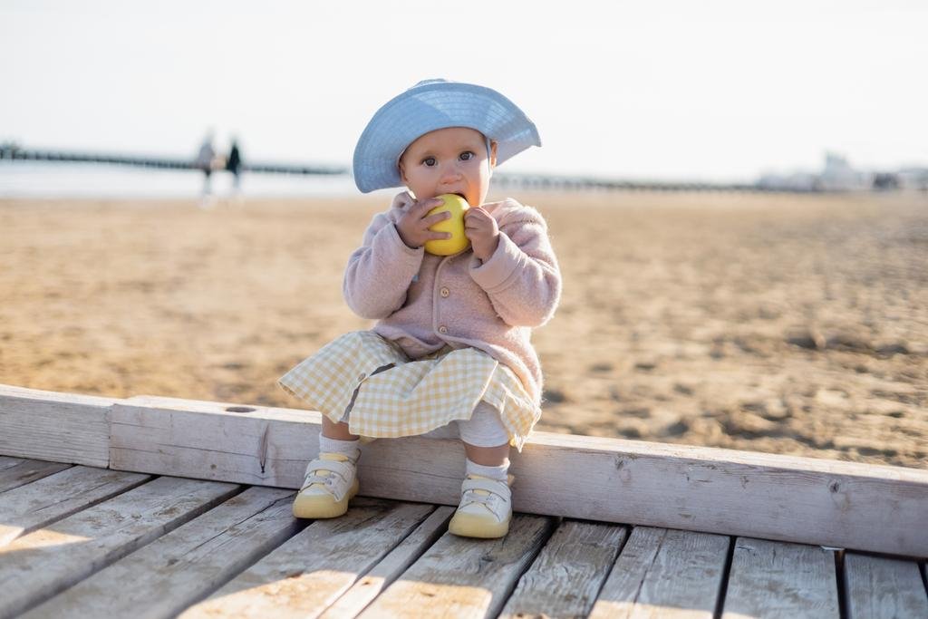 baby at the beach