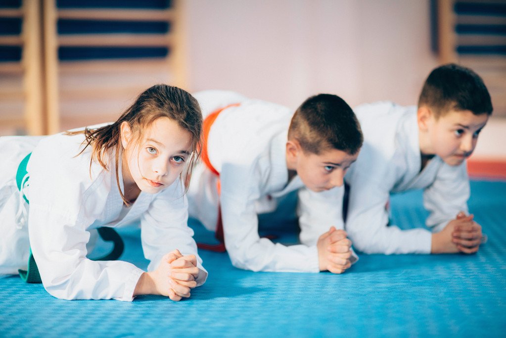 Children in Martial Arts Training